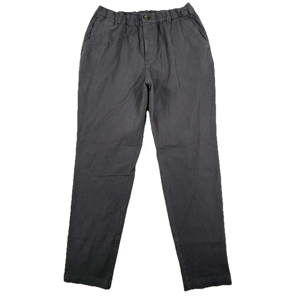 Cove USA Chino Pants Men's 34 x 31 Gray Stretch Athletic